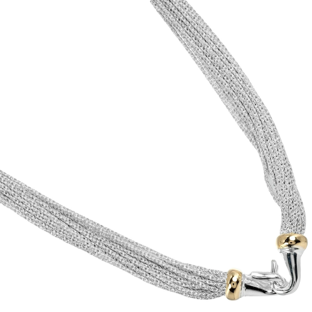 Tiffany Co Multi Strand Necklace Sterling Silver